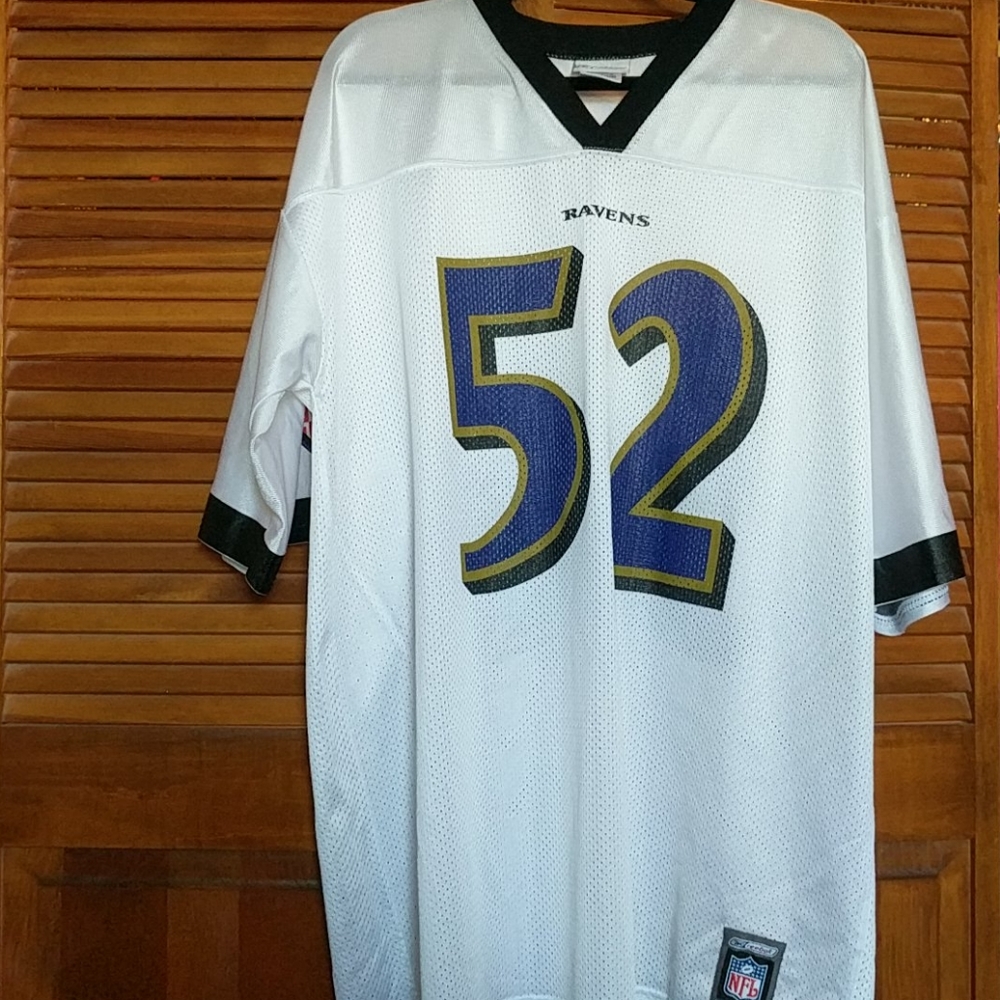 XL NFL Baltimore Ravens Ray Lewis Rebook Jersey